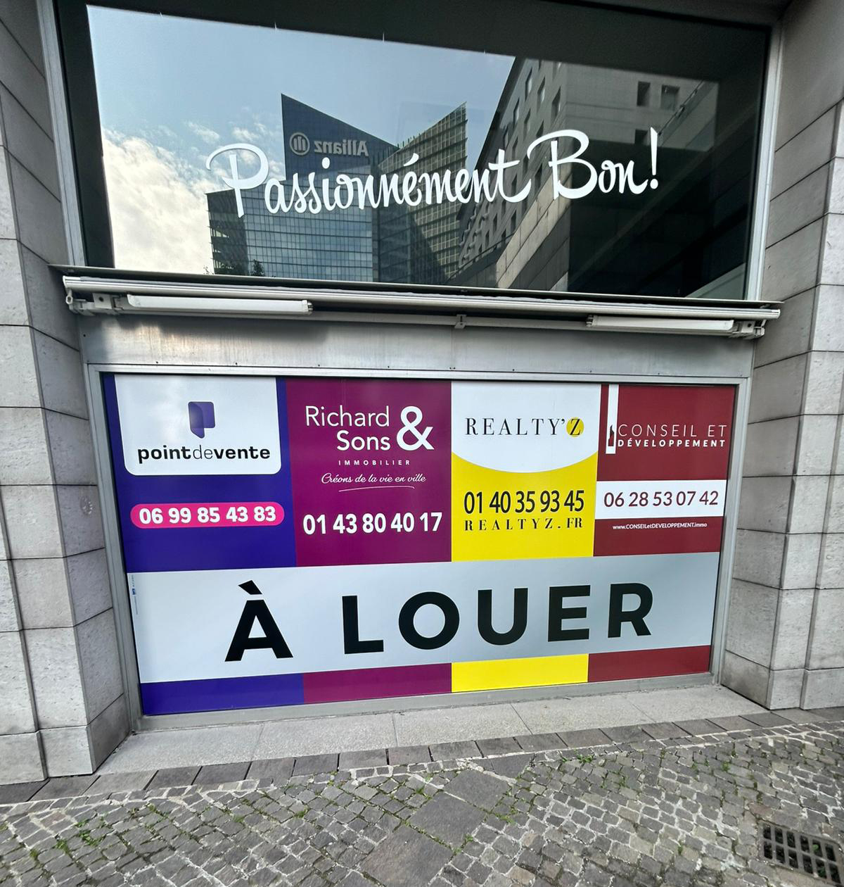 affiche immobilier